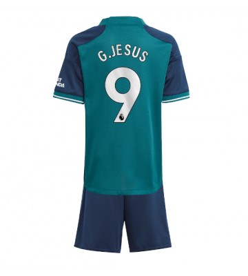 Arsenal Gabriel Jesus #9 Koszulka Trzecich Dziecięca 2023-24 Krótki Rękaw (+ Krótkie spodenki)